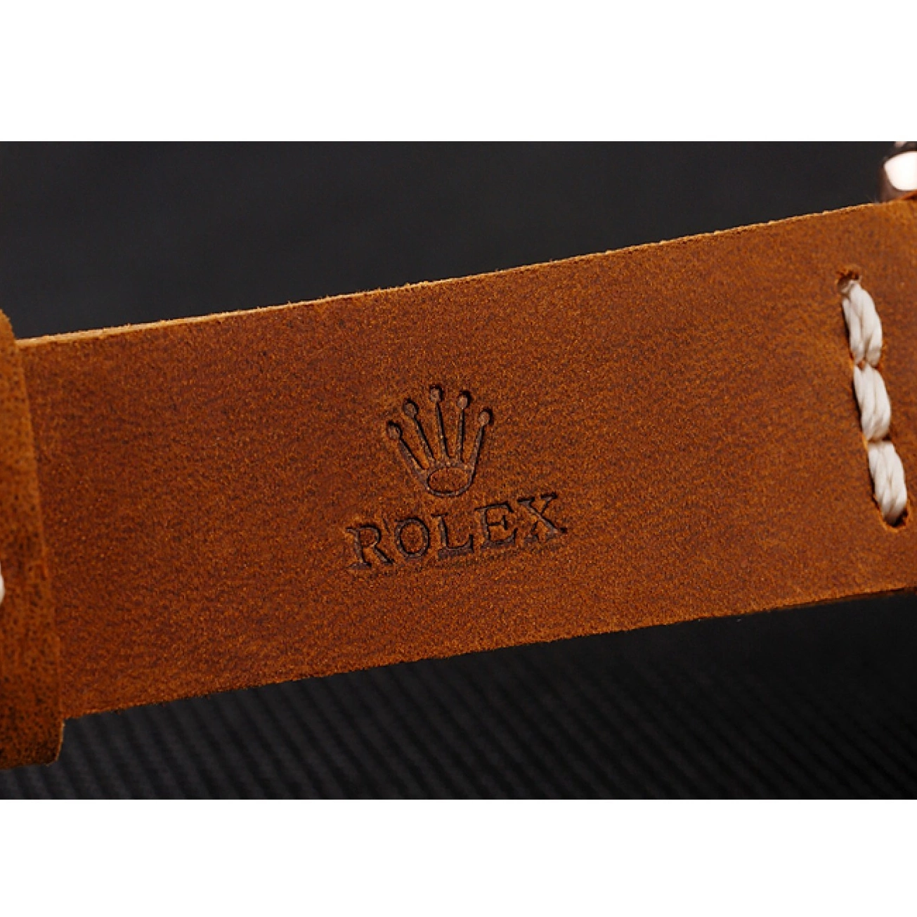 AAA Replica Watches Black Bracelet Rose Yacht Brown Brown Case Leather 1453860 Dial Rolex Gold Bezel Master 0601